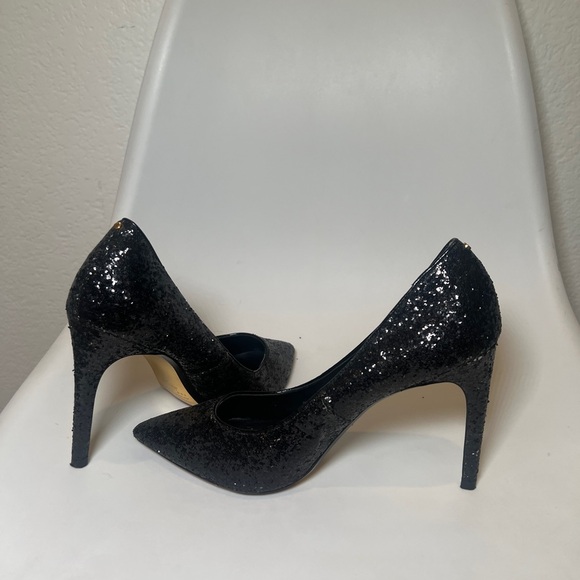 Ted Baker Black sparkly Stillettos size 40 beautiful condition inside and out - Picture 7 of 16